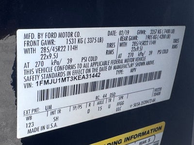 2019 Ford Expedition Platinum