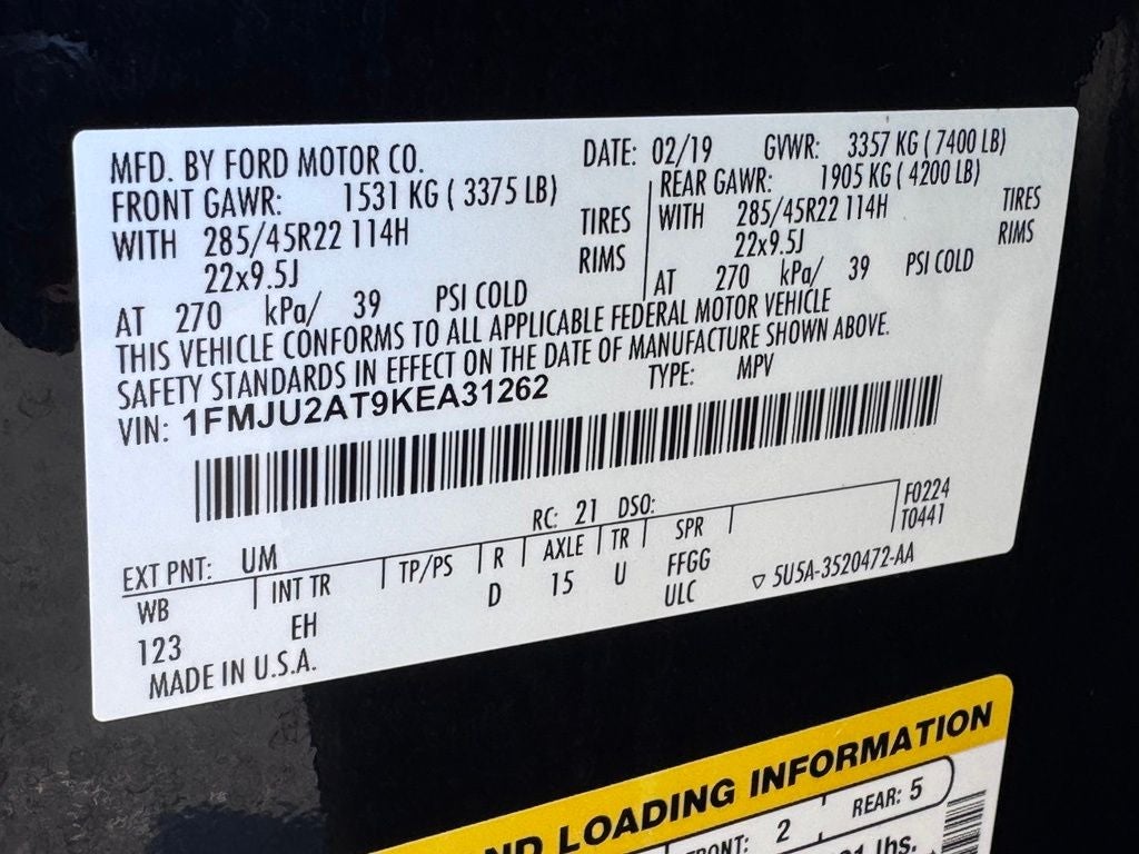 2019 Ford Expedition Limited