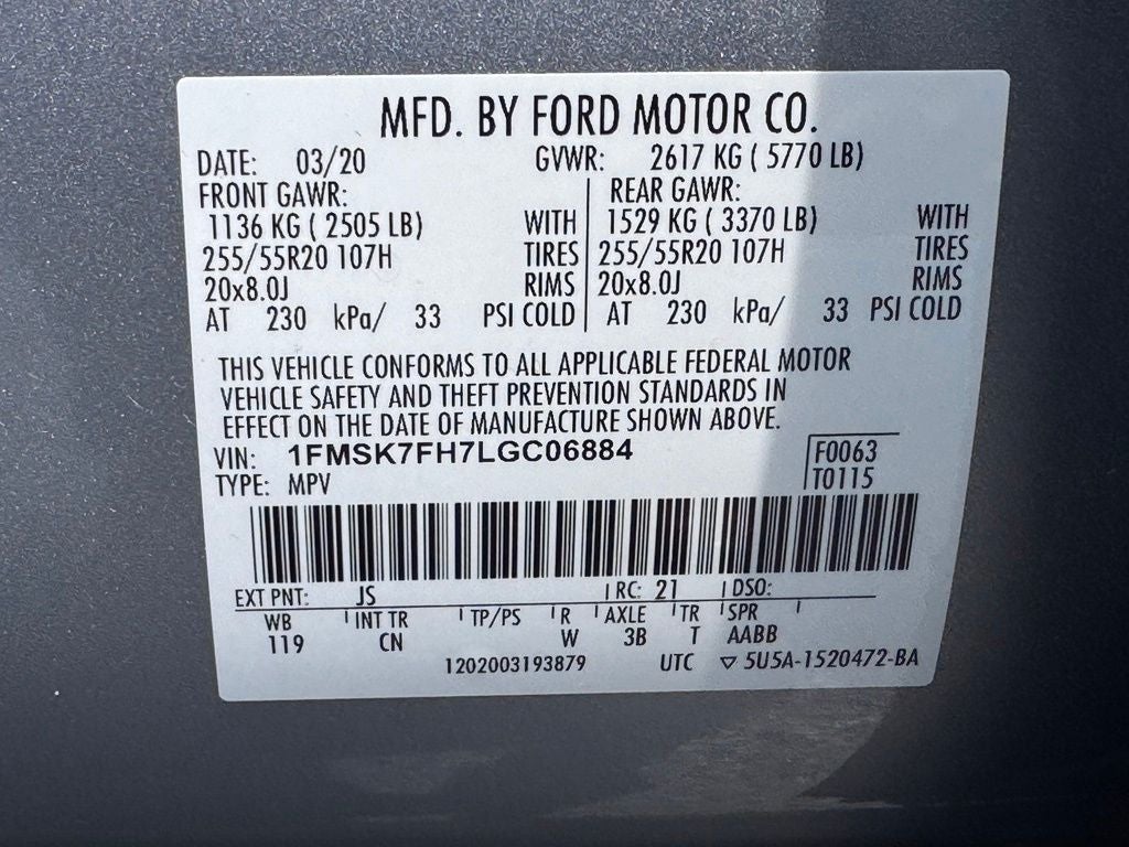 2020 Ford Explorer Limited
