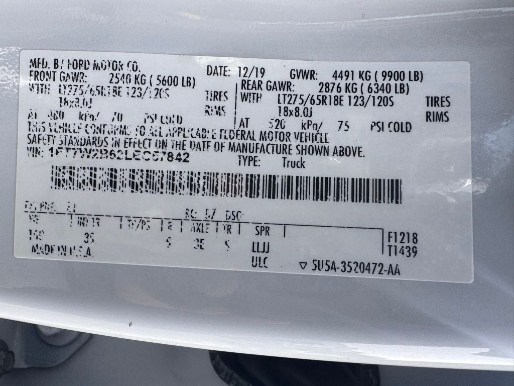 2020 Ford F-250SD XLT