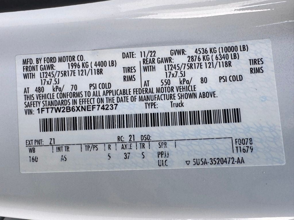 2022 Ford F-250SD XL