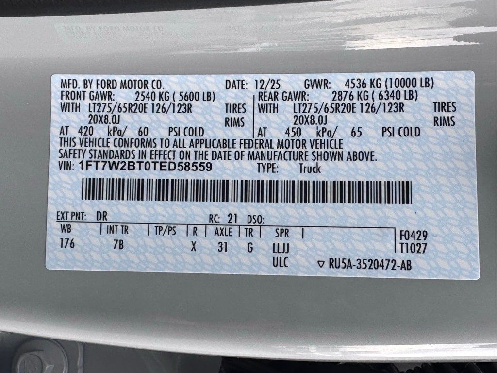 2026 Ford F-250SD Platinum