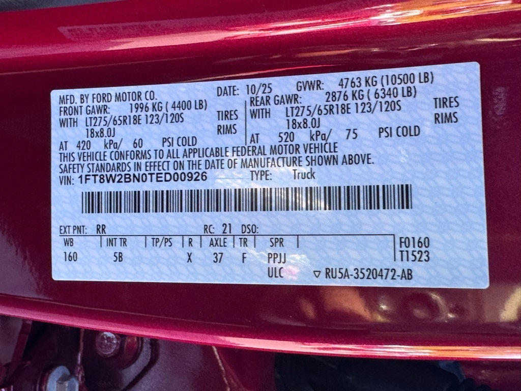 2026 Ford F-250SD Lariat