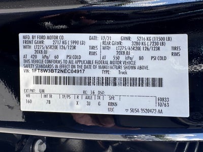 2022 Ford F-350SD Platinum