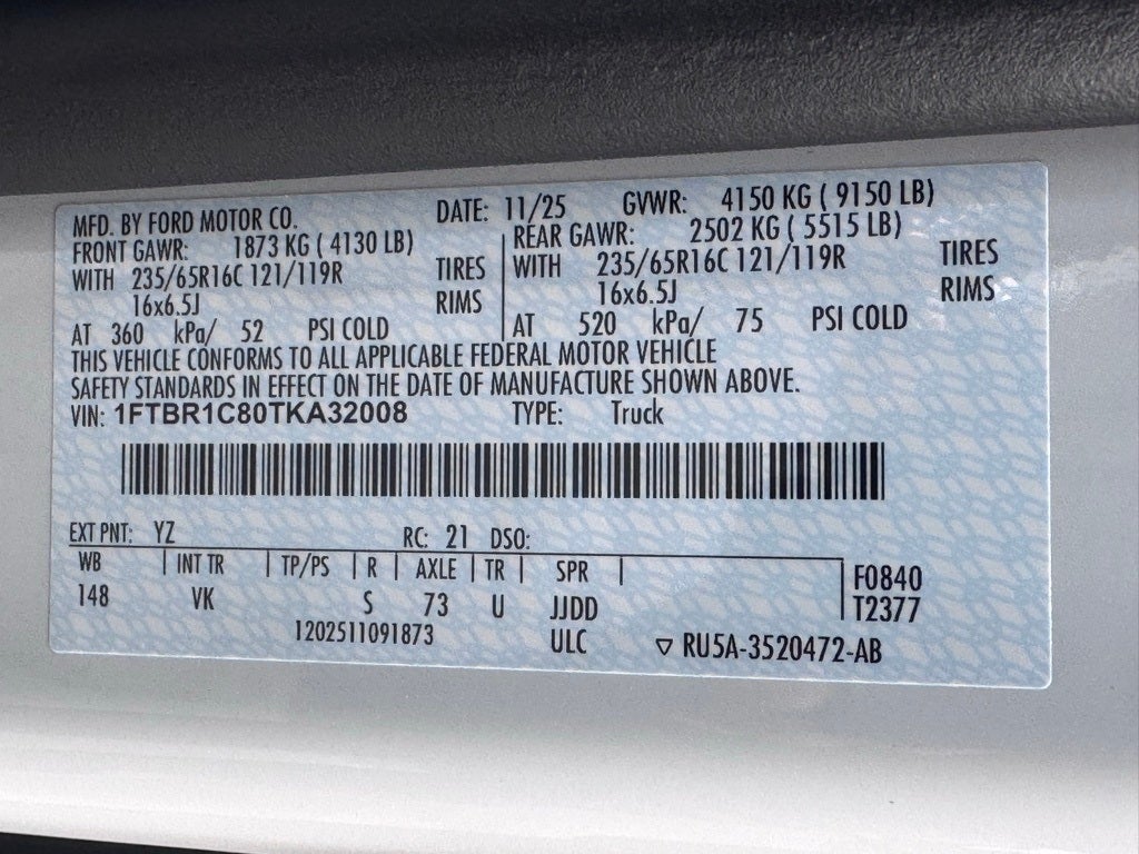 2026 Ford Transit-250 Base