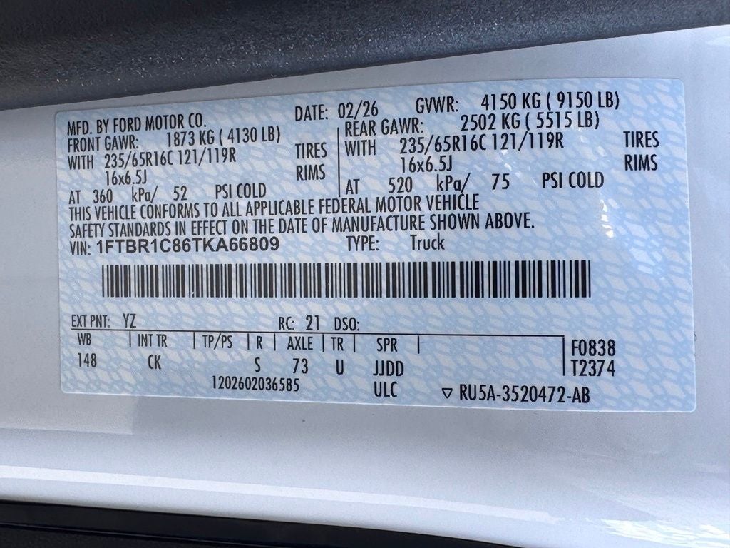 2026 Ford Transit-250 Base