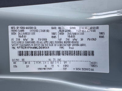 2021 Ford Ranger XLT