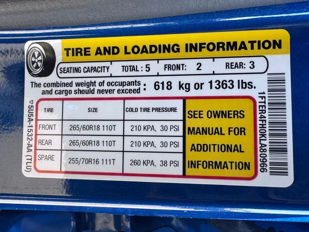 2019 Ford Ranger Lariat