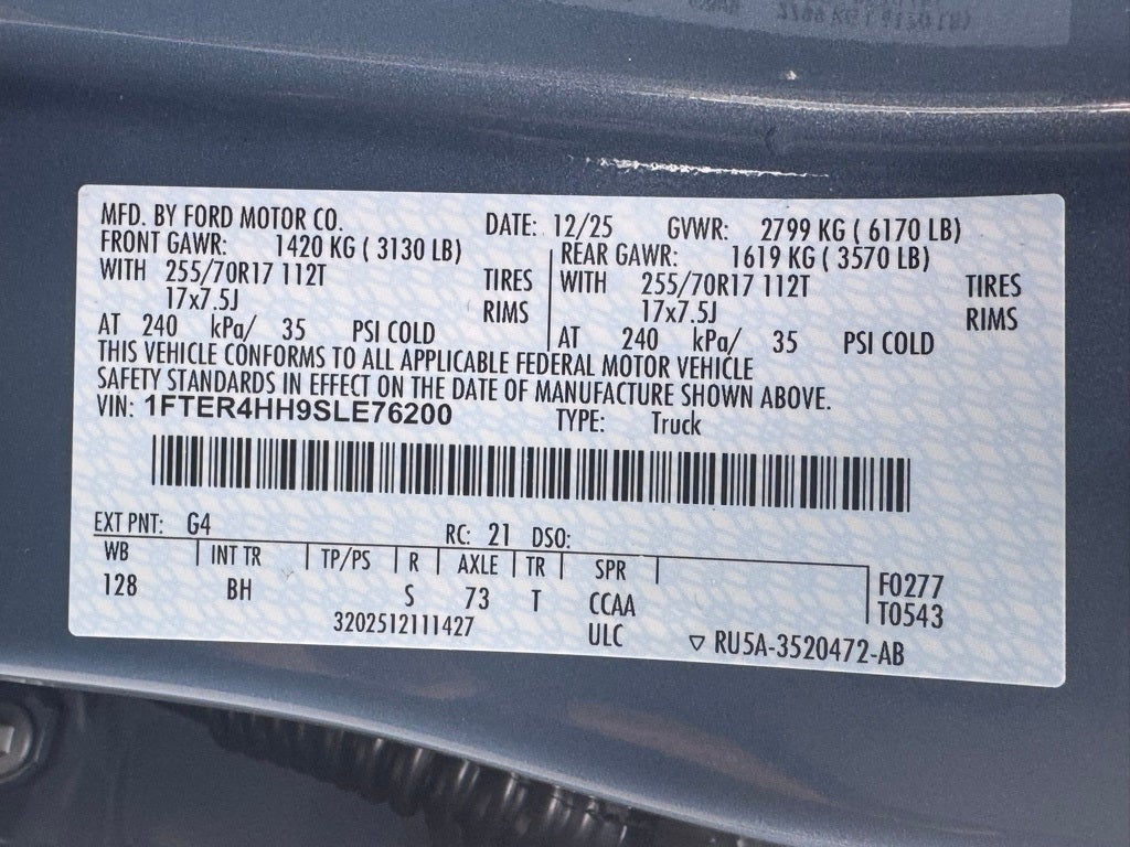 2025 Ford Ranger XLT