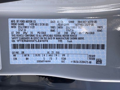 2026 Ford Ranger XLT