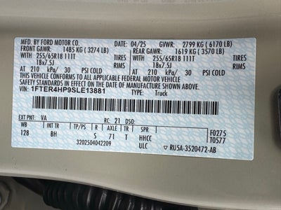 2025 Ford Ranger XLT