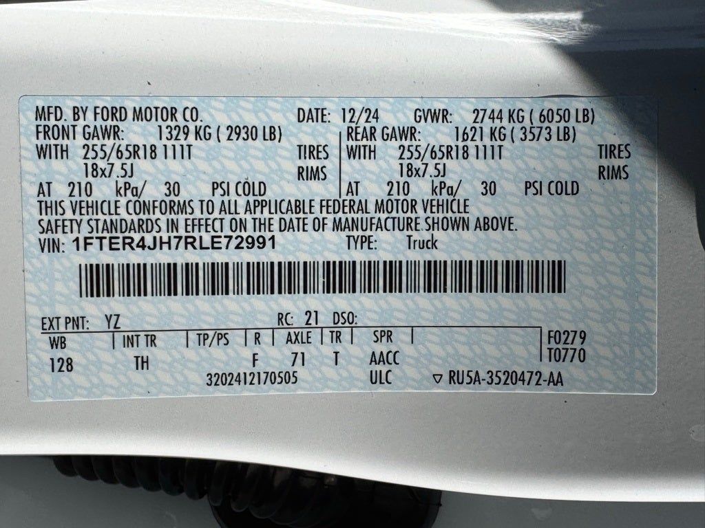 2024 Ford Ranger Lariat