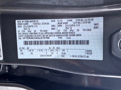 2025 Ford Ranger Lariat