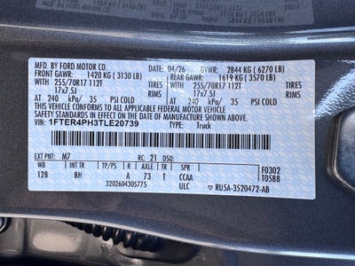 2026 Ford Ranger XL