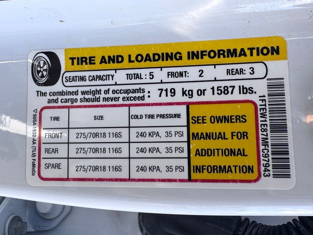 2021 Ford F-150 Tremor