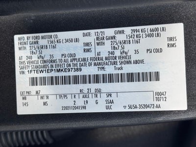 2021 Ford F-150 XLT
