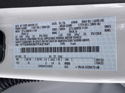 2026 Ford F-150 Lariat