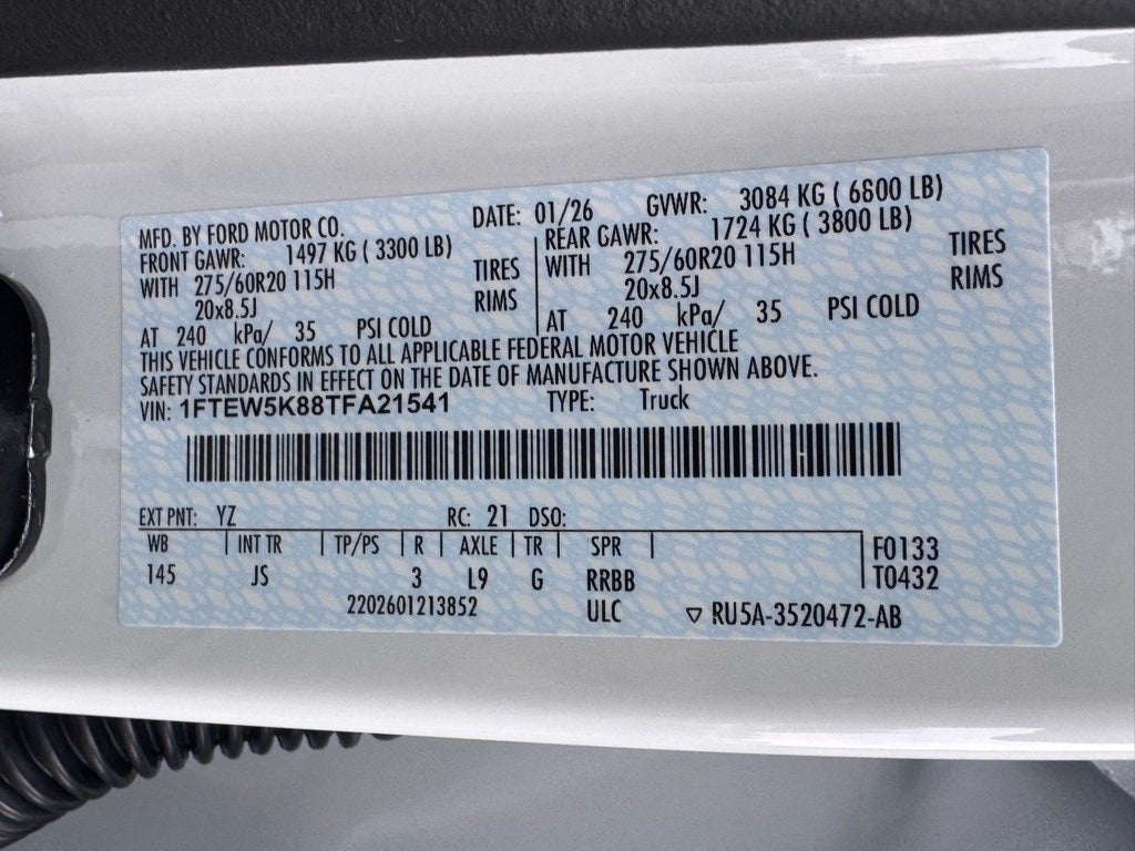 2026 Ford F-150 Lariat