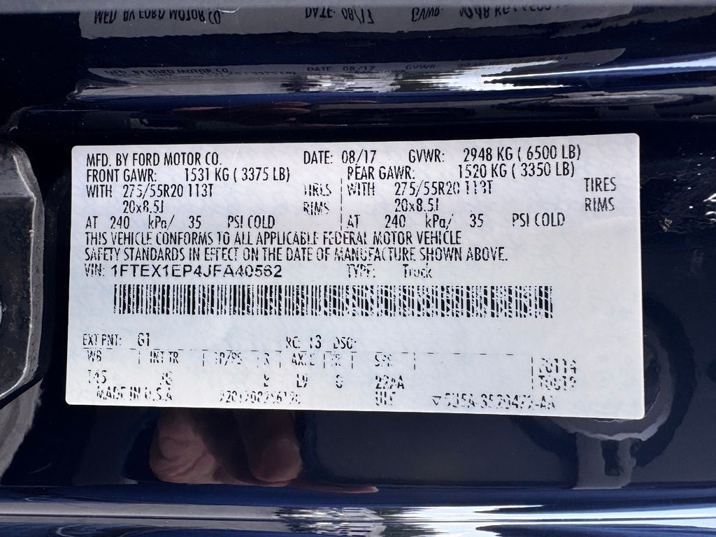 2018 Ford F-150 XL