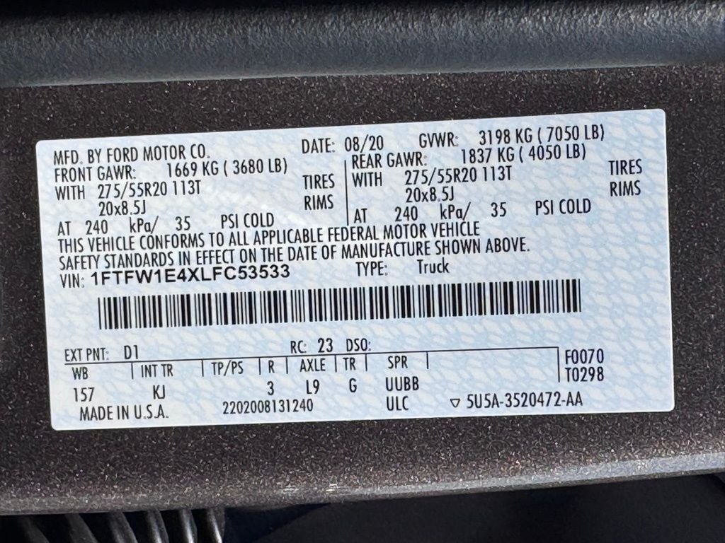 2020 Ford F-150 King Ranch