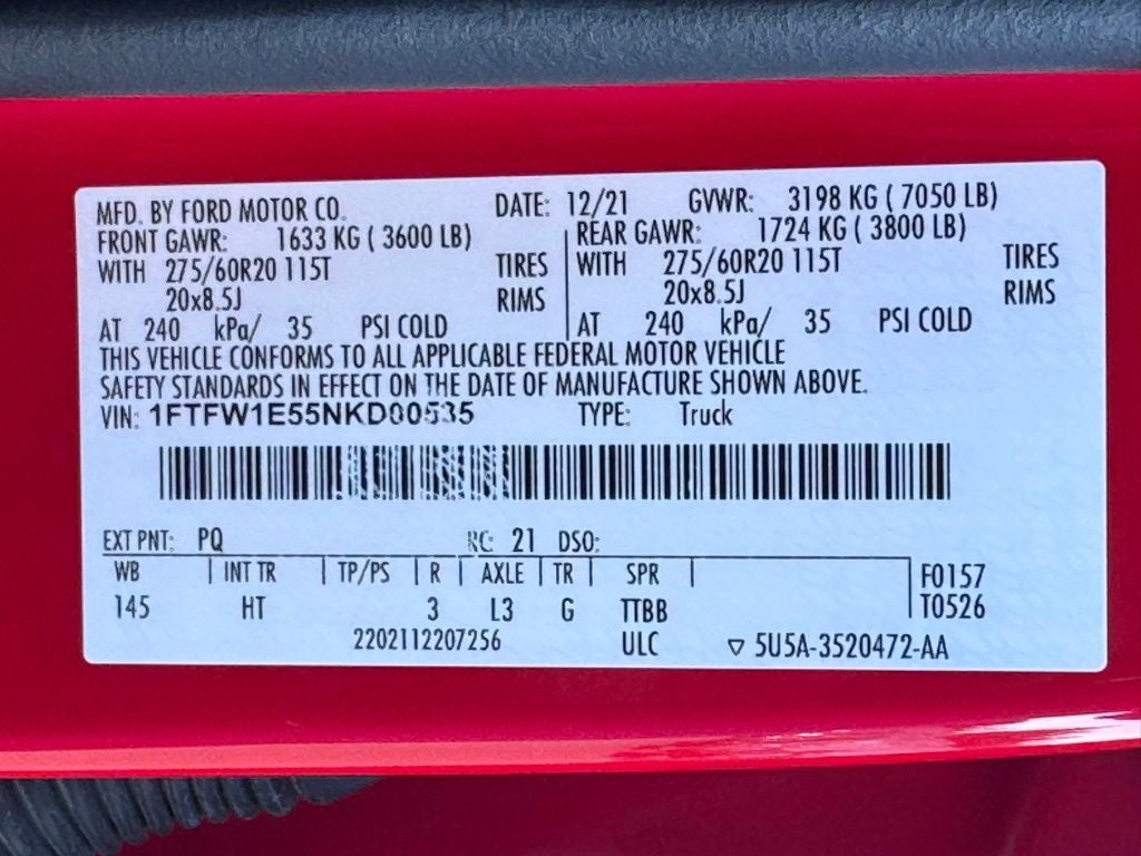 2022 Ford F-150 Lariat