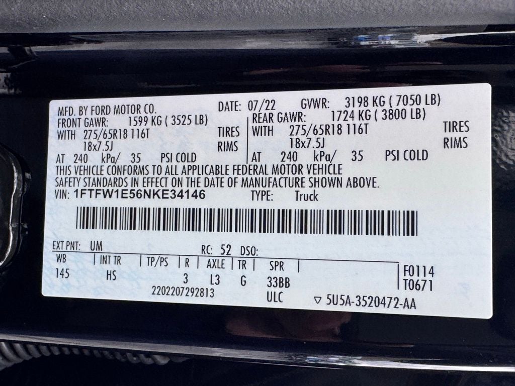 2022 Ford F-150 Lariat