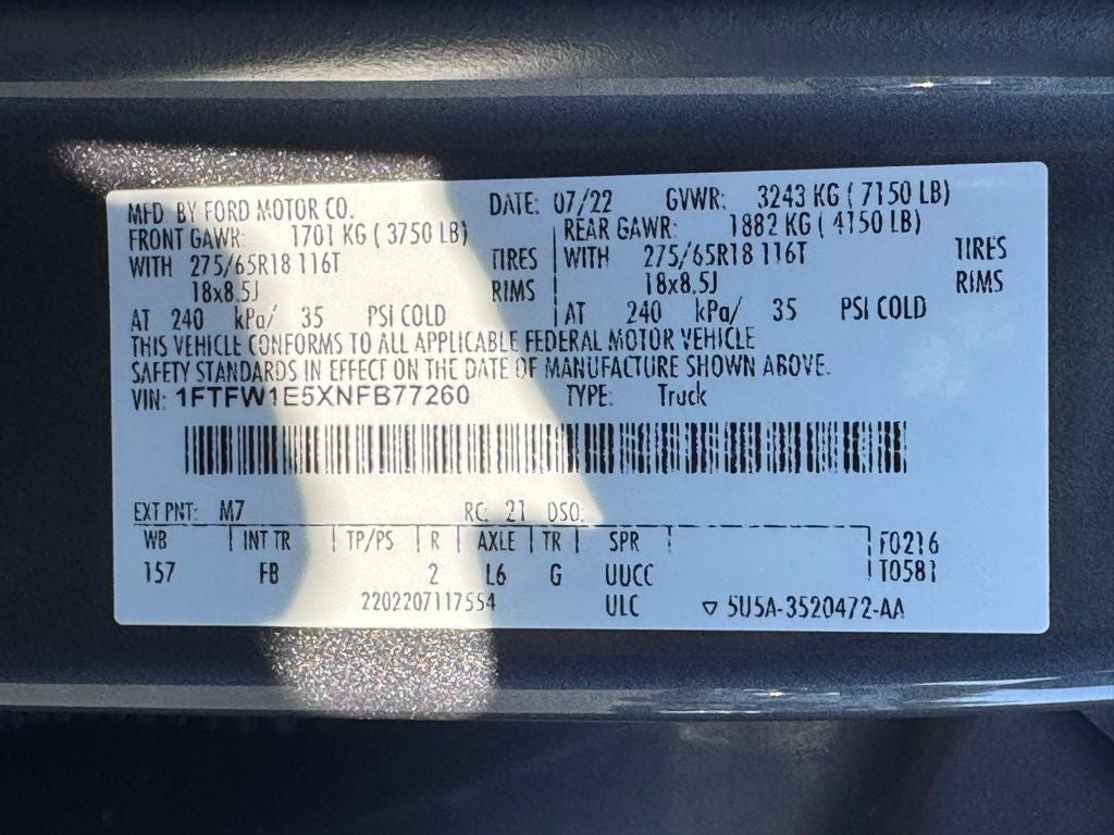 2022 Ford F-150 XLT