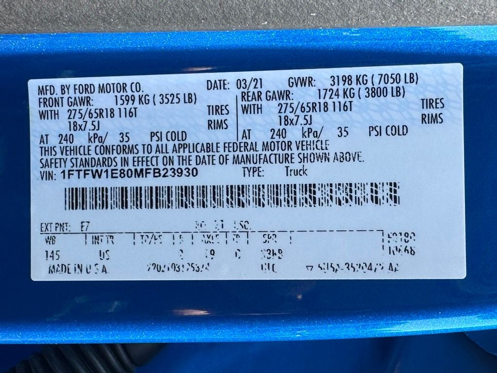 2021 Ford F-150 XLT