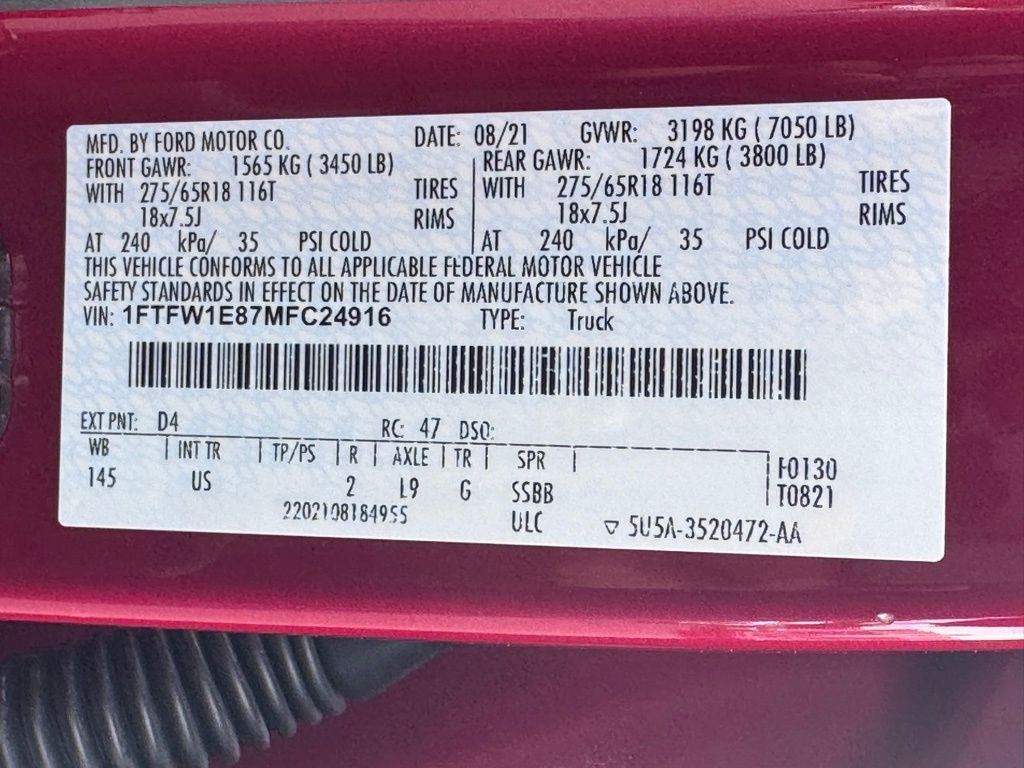 2021 Ford F-150 XLT