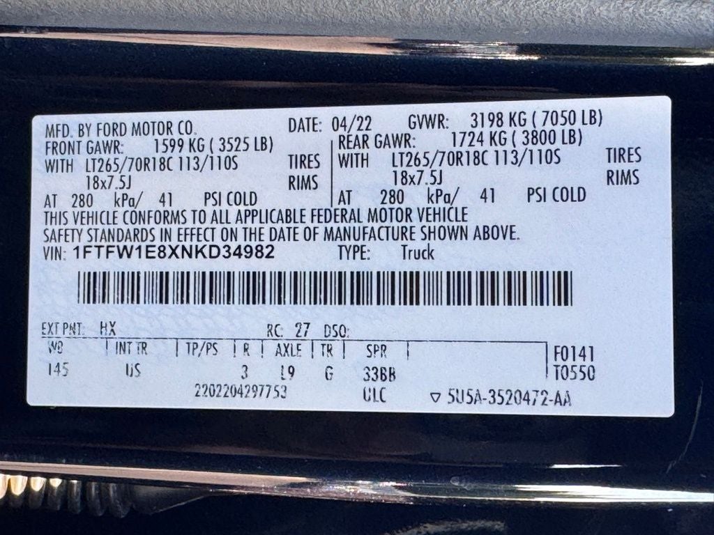 2022 Ford F-150 XLT