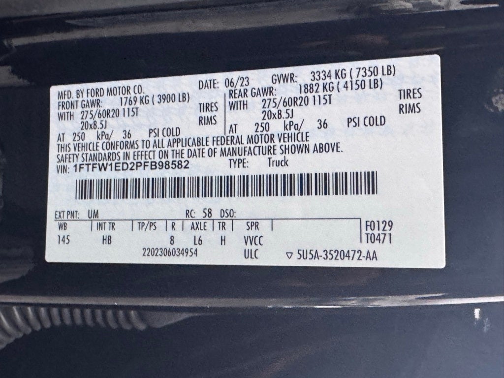 2023 Ford F-150 Lariat