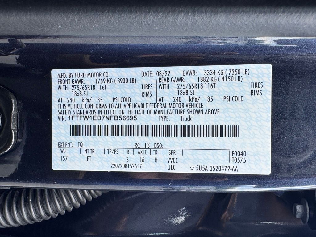 2022 Ford F-150 Lariat