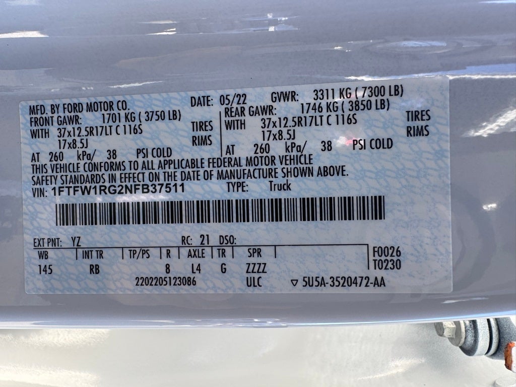 2022 Ford F-150 Raptor