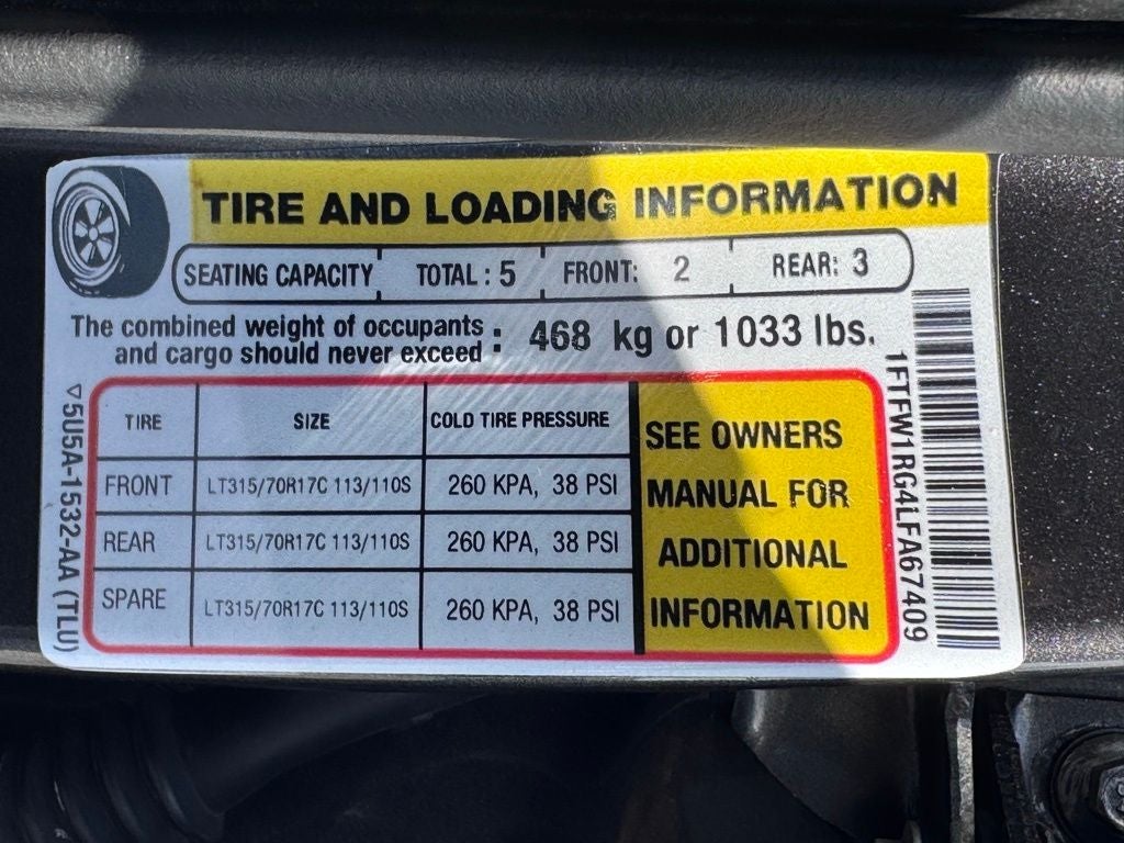 2020 Ford F-150 Raptor