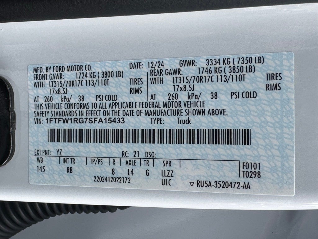 2025 Ford F-150 Raptor