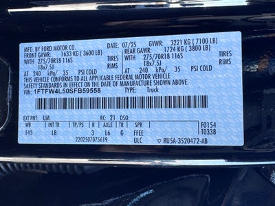 2025 Ford F-150 Tremor