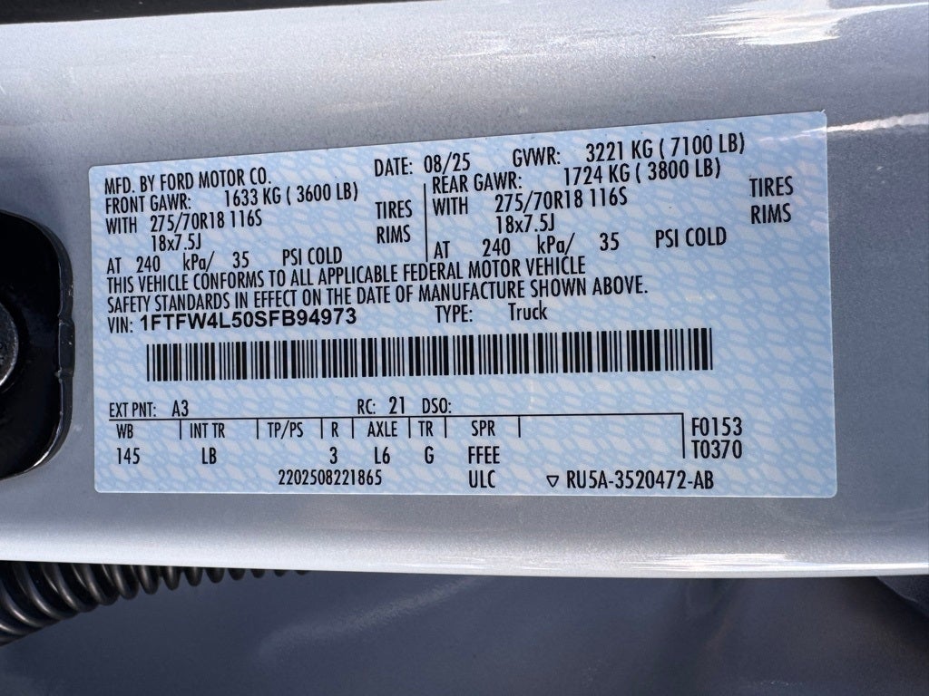 2025 Ford F-150 Tremor