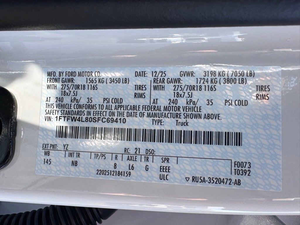 2025 Ford F-150 Tremor