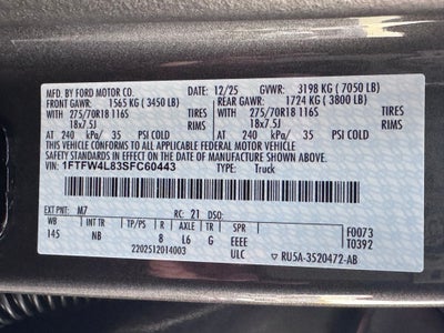 2025 Ford F-150 Tremor