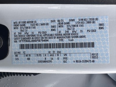 2025 Ford F-150 Tremor