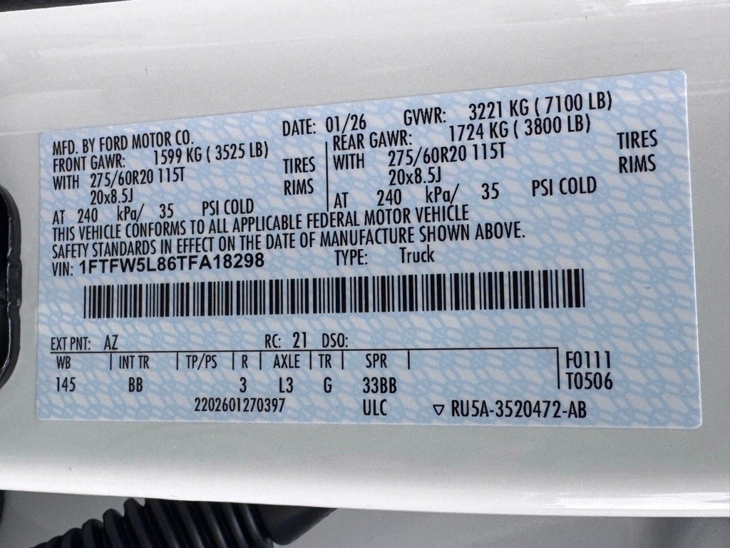 2026 Ford F-150 Lariat