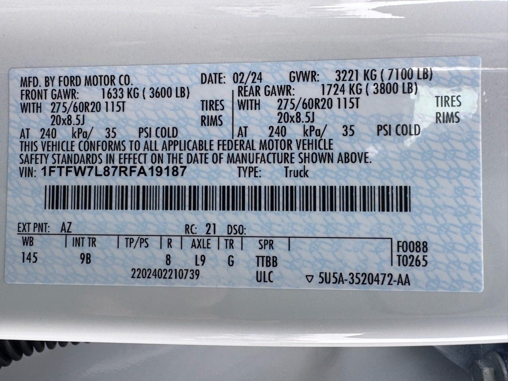 2024 Ford F-150 Platinum