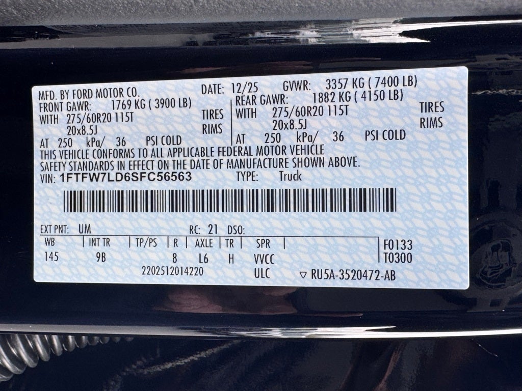 2025 Ford F-150 Platinum