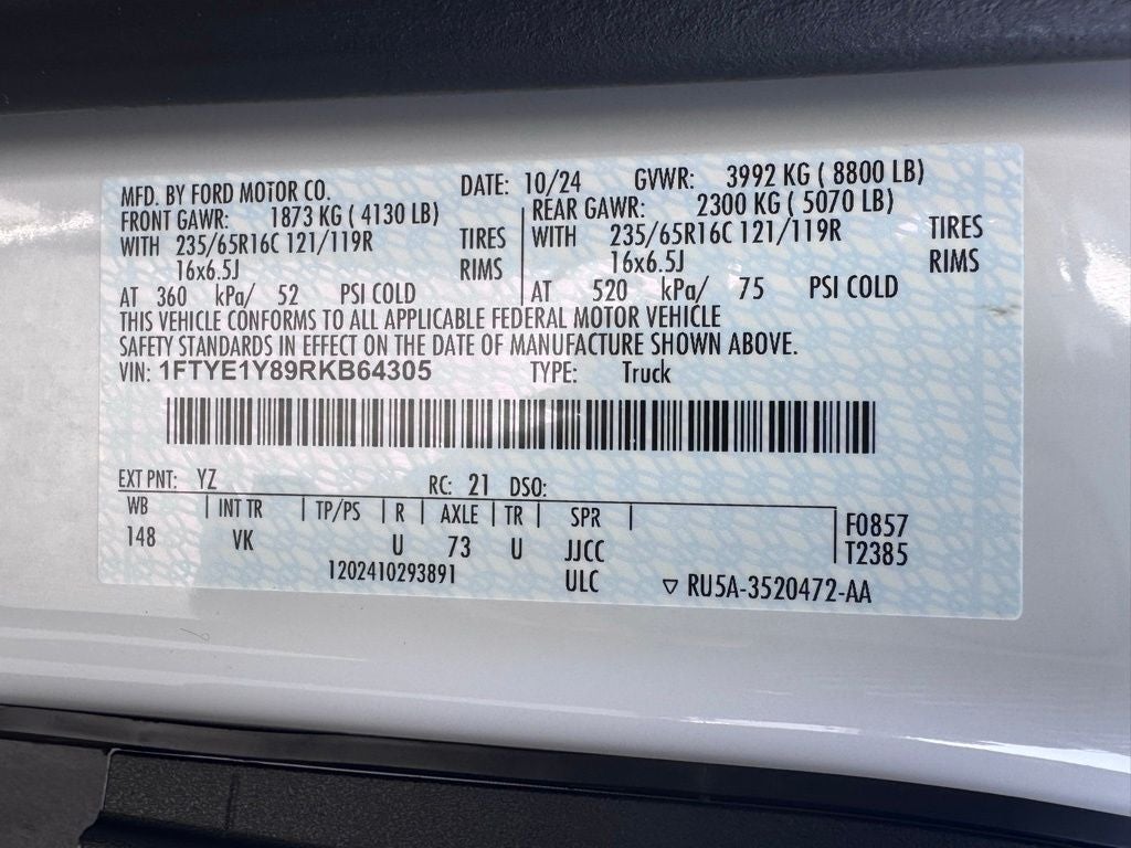 2024 Ford Transit-150 Base