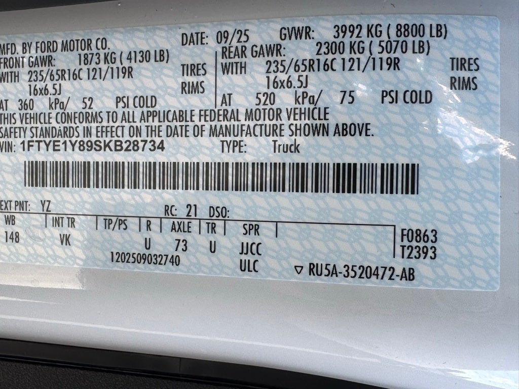 2025 Ford Transit-150 Base