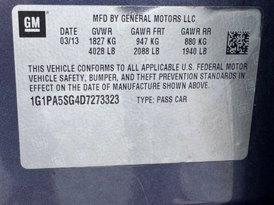 2013 Chevrolet Cruze LS