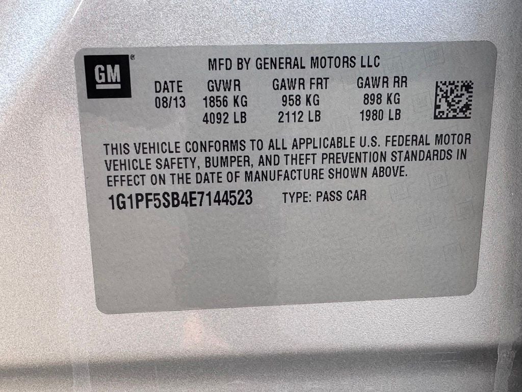 2014 Chevrolet Cruze 2LT