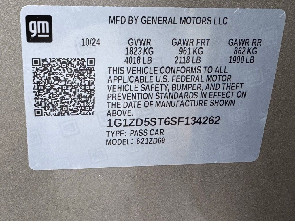 2025 Chevrolet Malibu LT 1LT