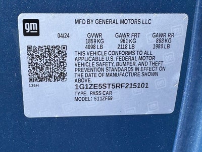 2024 Chevrolet Malibu LT 2LT