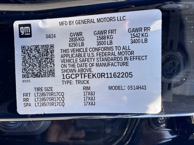 2024 Chevrolet Colorado ZR2